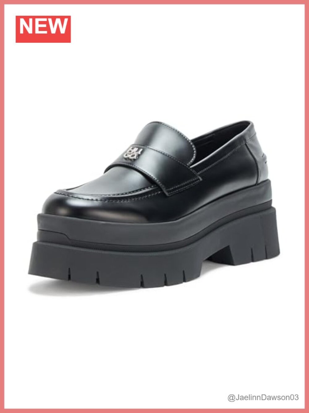 HUGO Chunky Platform Loafers, Slip-On, Cushioned, Water Resistant, Pull-On